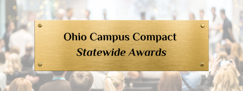 Ohio Campus Compact Statewide Awards Banner